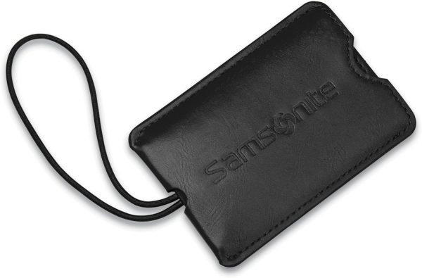 2-Pack Vinyl ID Tags, Black - Image 2