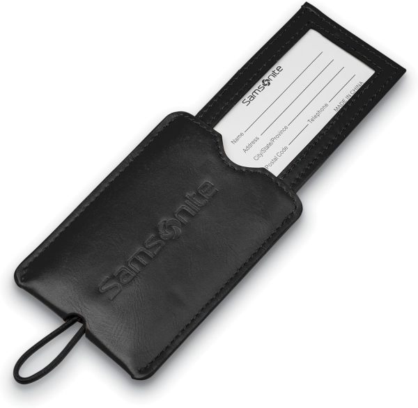2-Pack Vinyl ID Tags, Black - Image 3